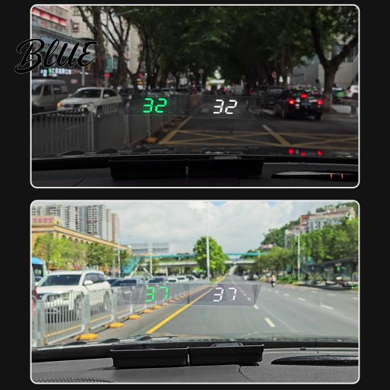 Truck Speed Tracking Device Smart in Car HUD Speedometer with GPS/BDS Navigation 10Hz Refresh Rate MPH Heads Up Display Display Universal