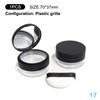 1Pcs Portable Plastic Powder Box Empty Loose Powder Container With Sieve Mirror Cosmetic Sifter Jar Travel Makeup Accessories