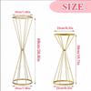 Creative Metal Flower Stand Vase for Wedding and Event Decorations