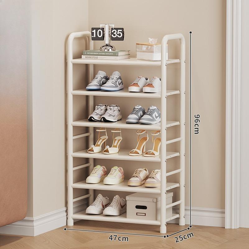 Simple Storage Shoe Rack Doorstep Household Dormitory Iron Multi-functional Shoe Cabinet Integrated Economical Popular New Racks