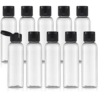 10 pezzi 10 20 30 ml 50 60 100 ml bottiglia trasparente ricaricabile bottiglia di plastica portatile spremibile shampoo balsamo contenitore da viaggio