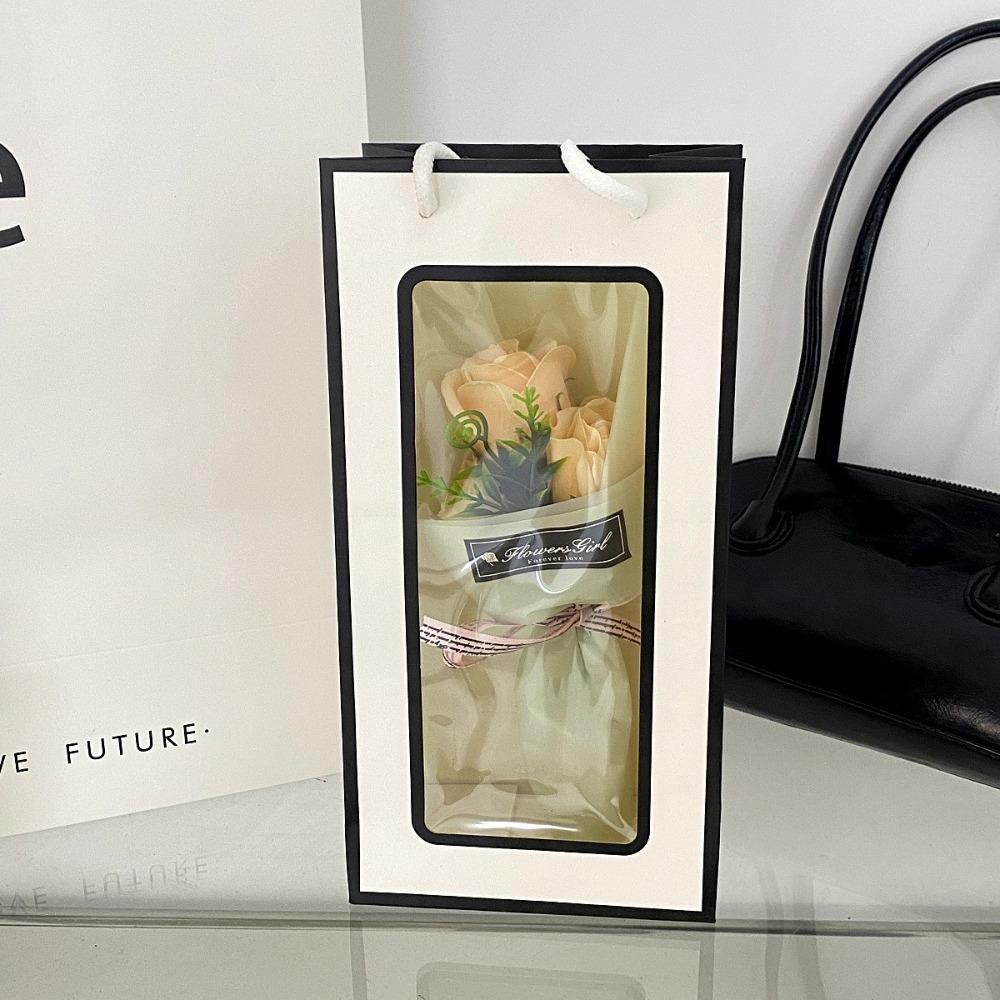 

Artificial Decorations Roses Artificial Flowers Gift Packing Soap Flower Home Decorations шампанського