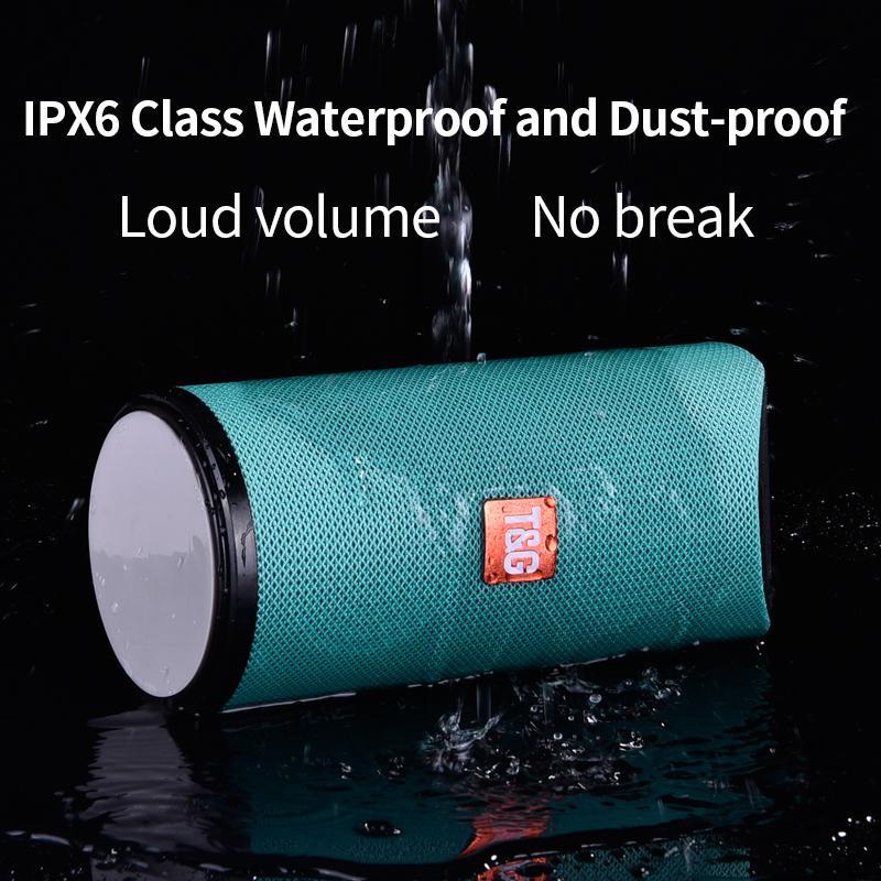 TG167 Waterproof Portable Bluetooth Speaker Outdoor Column Stereo HiFi Speakers Support TF Card