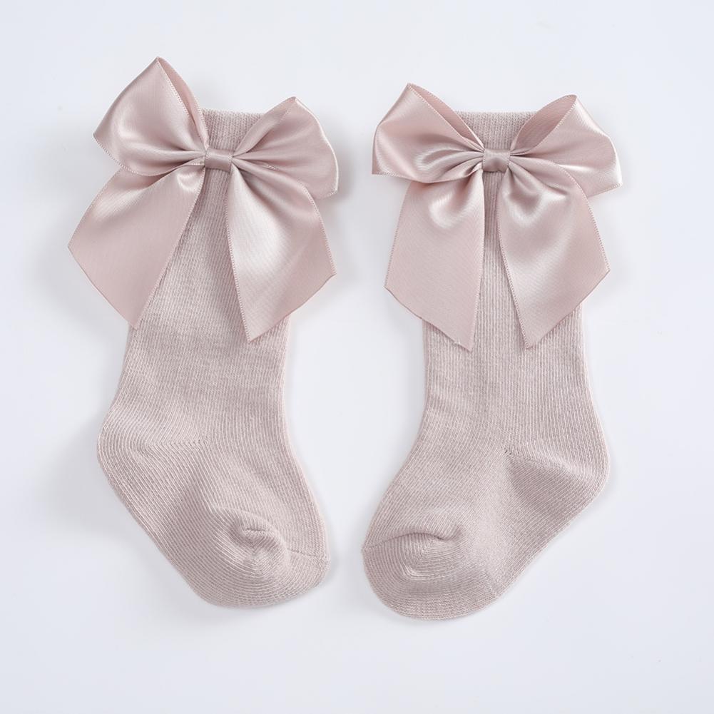 

Newborn Baby Girls Big Bow Long Socks Cotton Cute Socks Kid Spring Clothing Unisex Toddlers Soft Cotton Socks 0-3Years M(1-3Years)