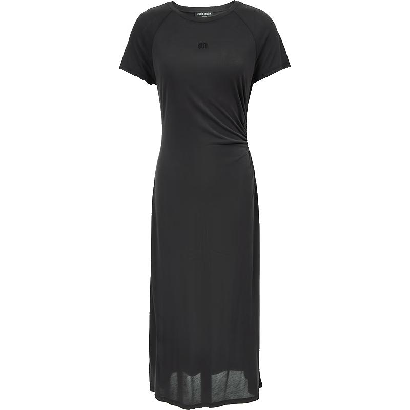 

VEROMODA Asymmetric Pleated T-Shirt Dress S