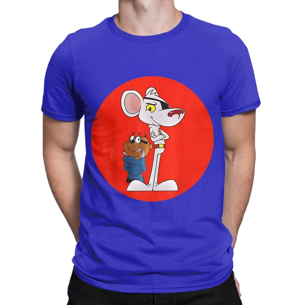 Danger Mouse Fan Tribute Poster Design Today Graphic Funny 100 Cotton TShirt Danger Mouse Tops Tees For Unisex