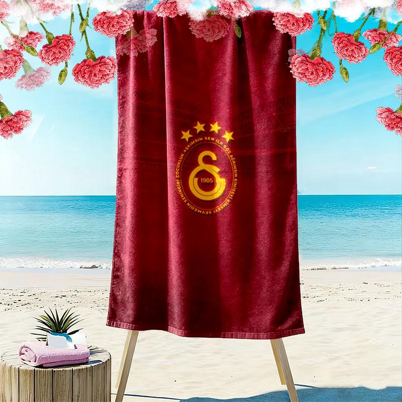 Galatasaray Dream Print Beach Towel, Large Soft Quick Dry Towel for Beach Camping Swimming