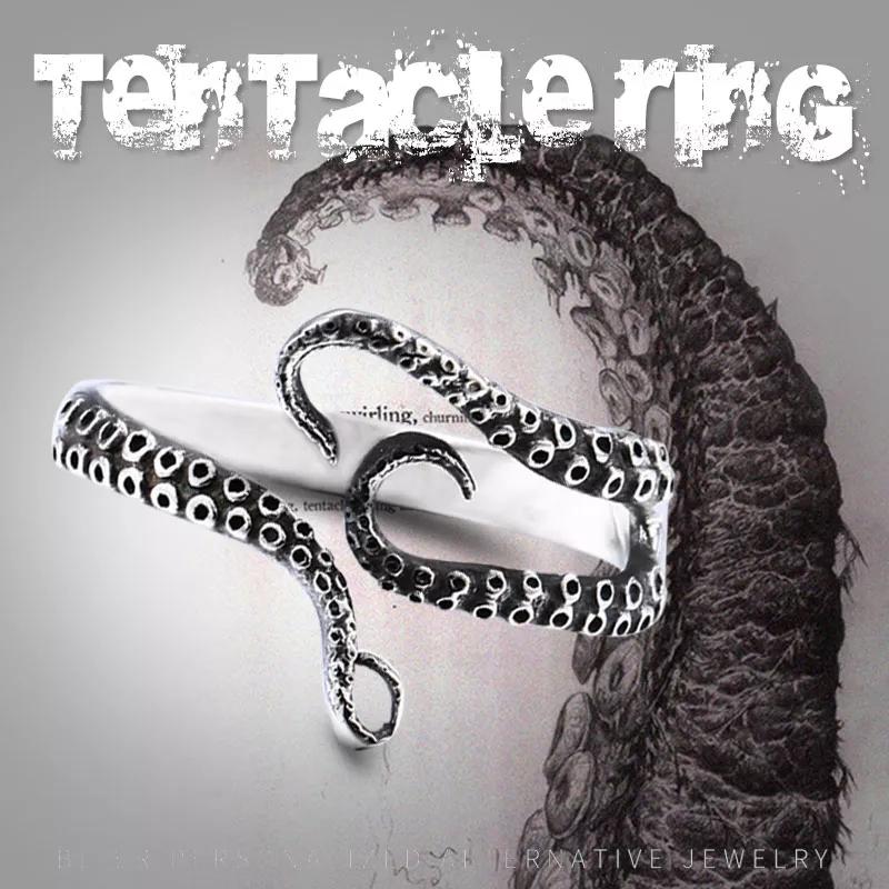 

BEIER Stainless Steel Antique Fashion Men Rings Skull Octopus Gemstone Animal Retro Punk Gothic Biker Jewelry Wholesale 6&316L Stainless Steel