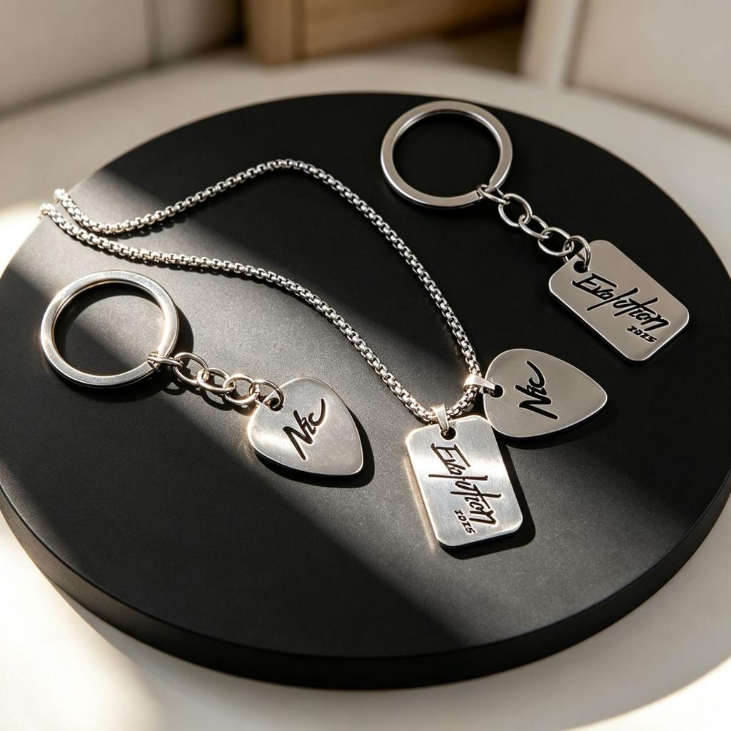 Stainless Steel Pendant Blank Military Brand Necklace Laser Engraving Titanium Steel Necklace