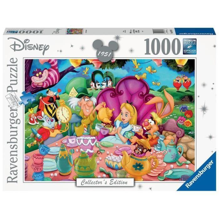 Puzzle Disney Alice au pays des merveilles 1000 pièces Ravensburger