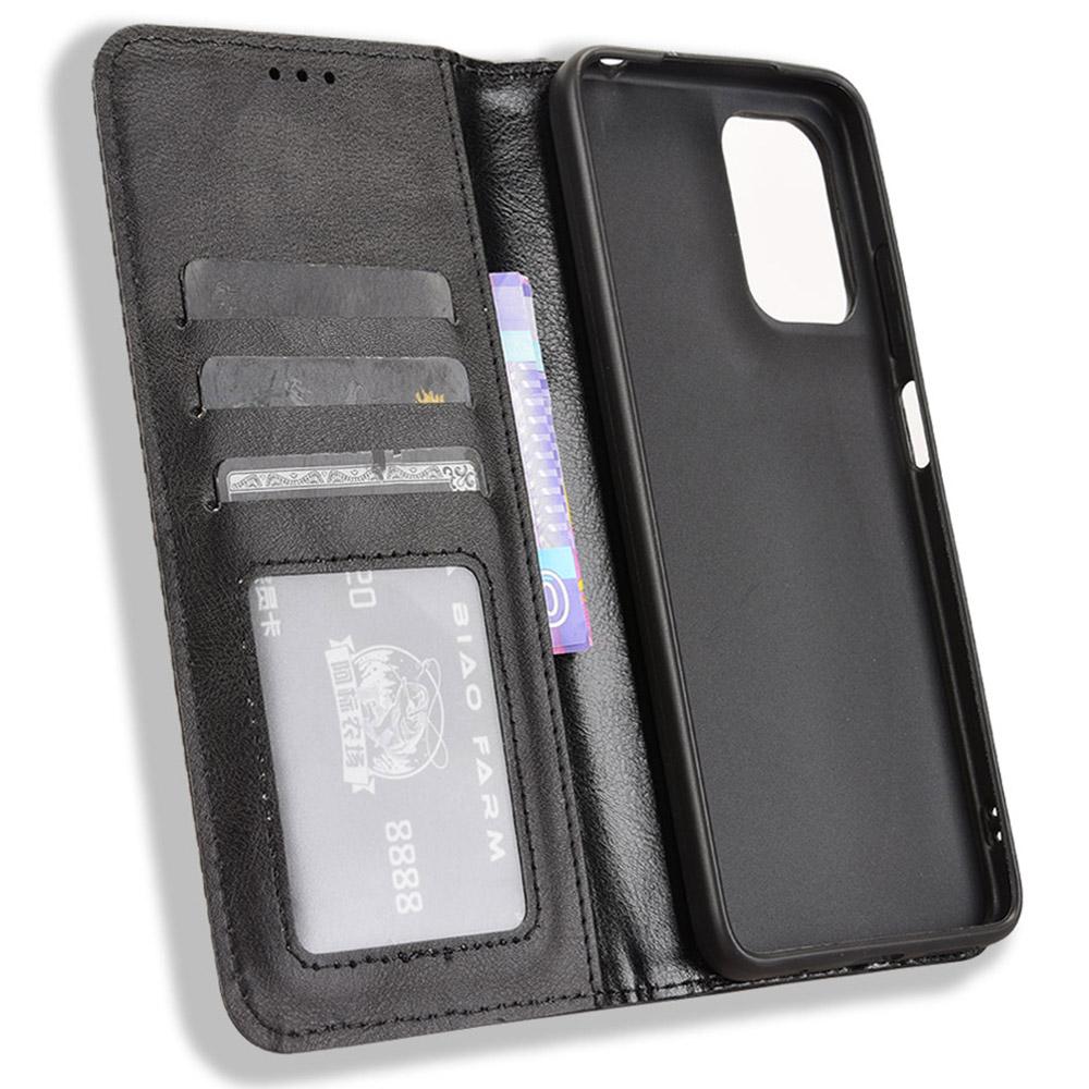 For Motorola Moto G05 4G/E15 4G Leather Case Wallet Stand Retro Texture Phone Cover