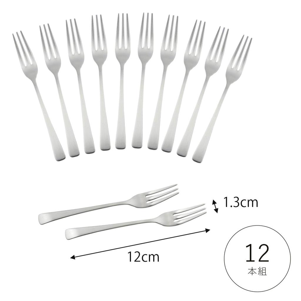 Shimomura Made in Dessert Small Stainless Extra French 21999 Kikaku, Japan, Forks, Forks, Steel, 10+2 Forks, Tsubame-Sanjo, Style,