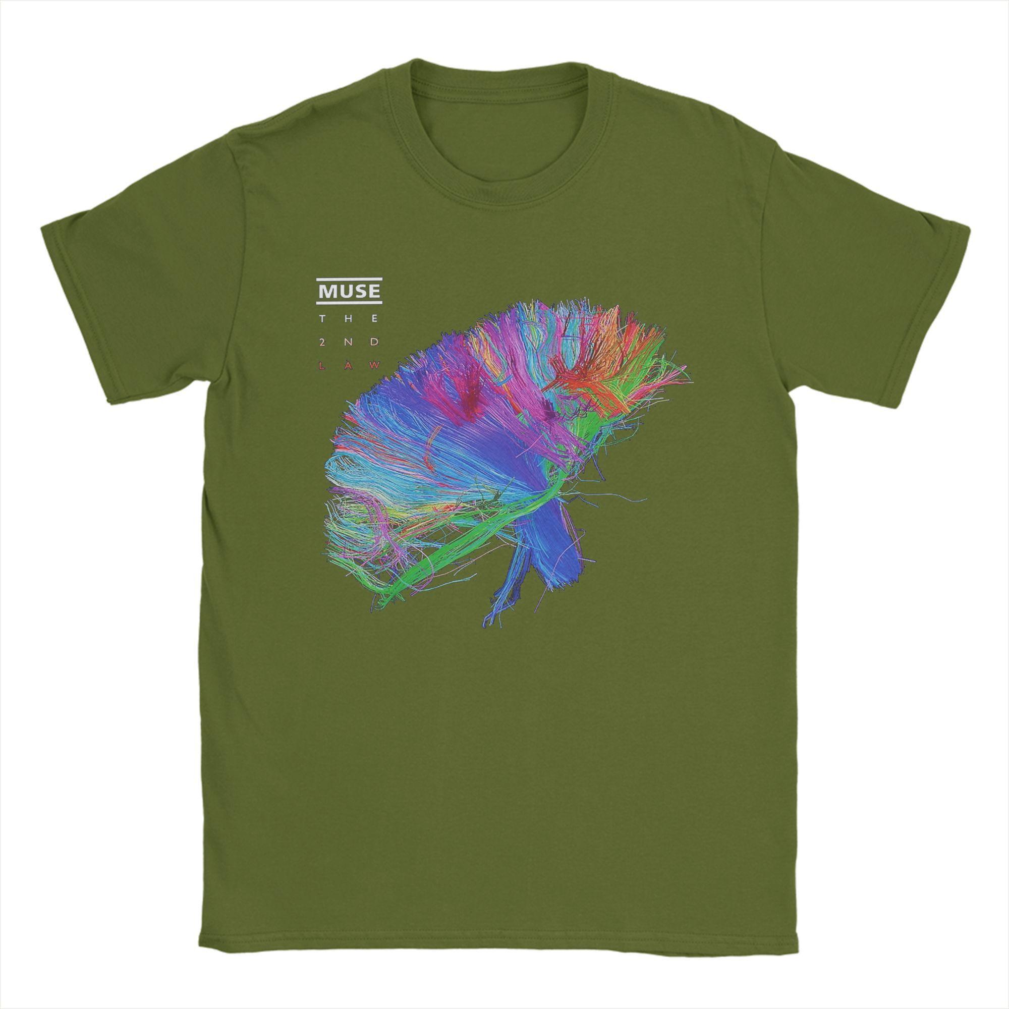 

Футболки группы Muse для мужчин the 2nd law Новинка 100% хлопок Футболка с круглым вырезом и коротким рукавом Летняя одежда 4XL