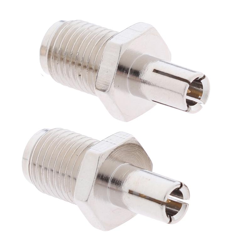 2Pcs Sma Female Jack To Ts9 Male Plug Rf Coaxial Adapter Connector