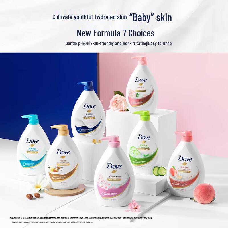 Dove Deep Nourishing Hydrating Body Wash Twin Pack