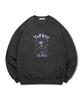 TOPBOY [Non-Fleece Or Fleece-Lined] Dancing Dog Print Sweatshirt (Type A)