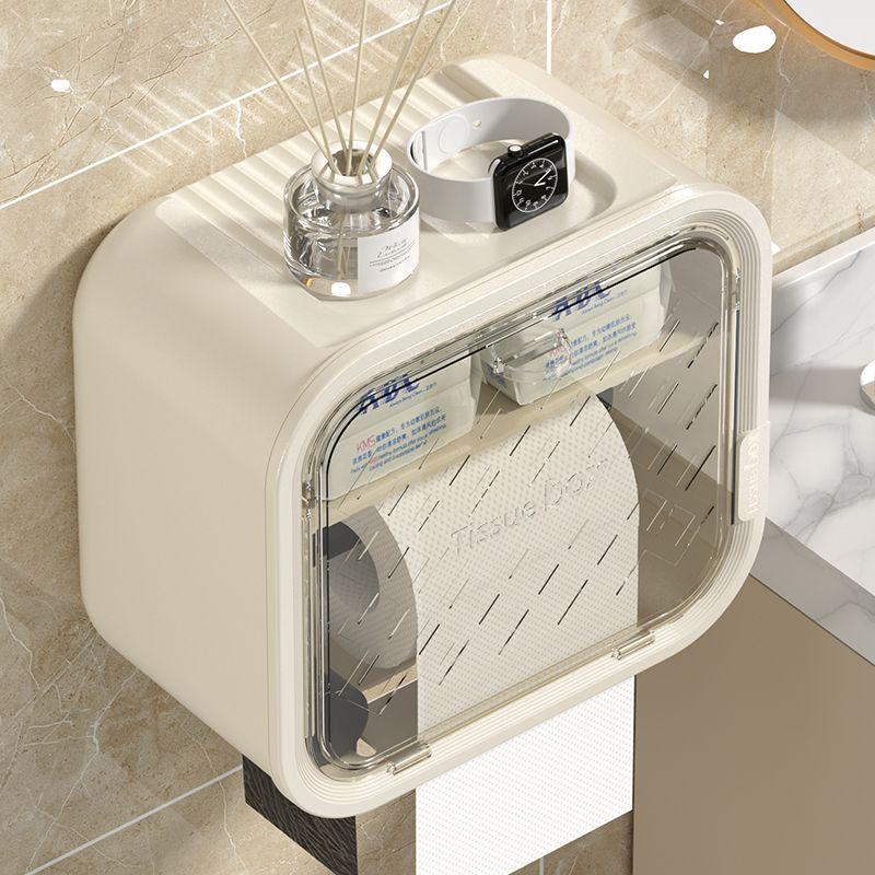 Toilet Tissue Box Toilet Paper Storage Rack Wall Mounted Toilet Tissue Box No Punching Required