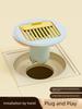 Universal Anti-Odor Core for Bathroom Floor Drain, Anti-Insect and Anti-Odor Device for Toilet Drain Pipes, Airtight Sealing Cover