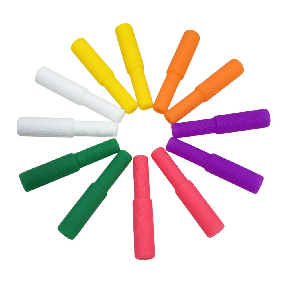 12pcs Orthodontic Aligner Chews Hollow Silicone Bite Stick Braces Face Correction Chew Aligner Seating Rubber Dental Care Tool