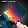 For iPhone 16 Pro Max Case Carbon Fiber Texture Tempered Glass+TPU Phone Cover