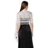 Luxury Sequin Embroidery Shawl with Fringe - Perfect for Brides, Bridesmaids, Weddings, and Evening Gowns