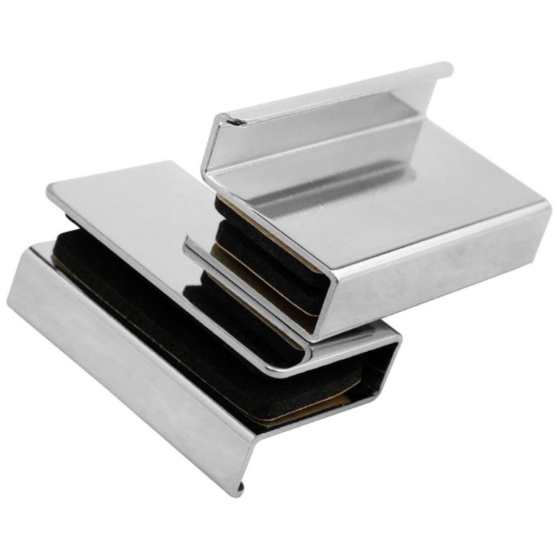 Set di 4 Maniglie per Vetro Facili con Foro in Metallo Robusto Maniglia Moderna per Porta in Vetro Perfetta per Ante di Armadi e Guardaroba