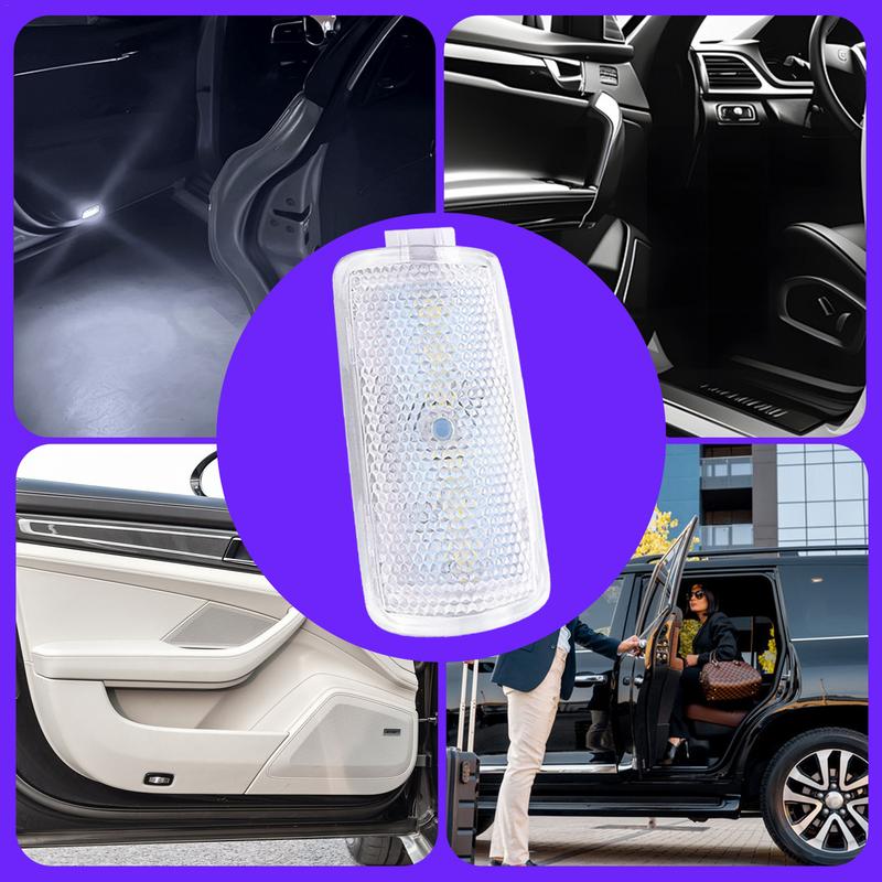 Car Door Safety Light Wireless LED Signal Lamp Lights Colorful Flashing Car Interior Atmosphere Lights For Anti Rear-end