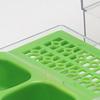 Durability Bird Feeders Two Separate Food Chambers Transparents Container Tracking Effortlessly Refill Stable Cage