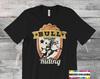 Cool Retro Bull Riding Rodeo Lover Bull Rider Country Cowboy Cowgirl T-shirt, Vintage Western American Rodeo Clown Gift Party Present Shirt