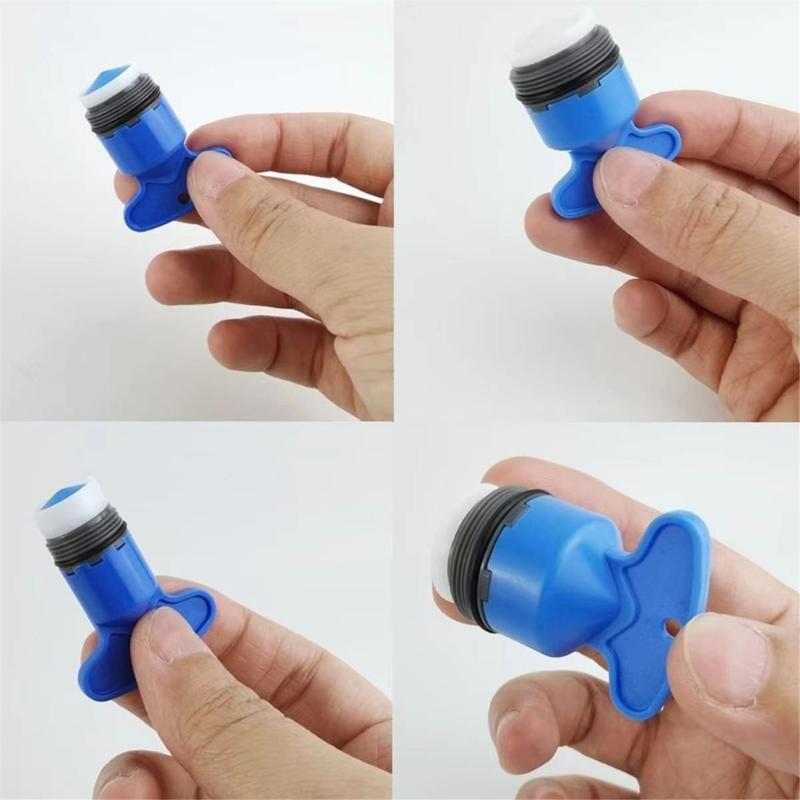 Aeratore per rubinetto di facile installazione con design in plastica resistente alla corrosione per aumentare la pressione dell'acqua e la filtrazione