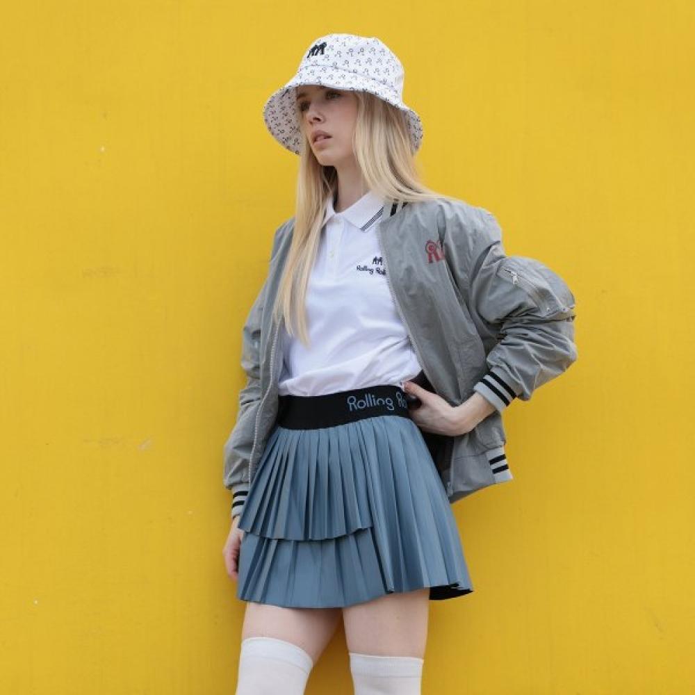 Rolling Rollie Leather Skirt Olive Green FREE