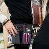 Nova Bolsa de Couro PU para Tesouras de Cabelo Bolsa de Cintura de Barbeiro Bolsas Estojo para Cabeleireiro Porta Ferramentas Barbeiro