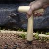 Metall-Handpflanzgerät mit Holzgriff Gartensamenverteiler Leicht & Tragbar zum Umpflanzen von Pflanzen Gemüse pflanzen