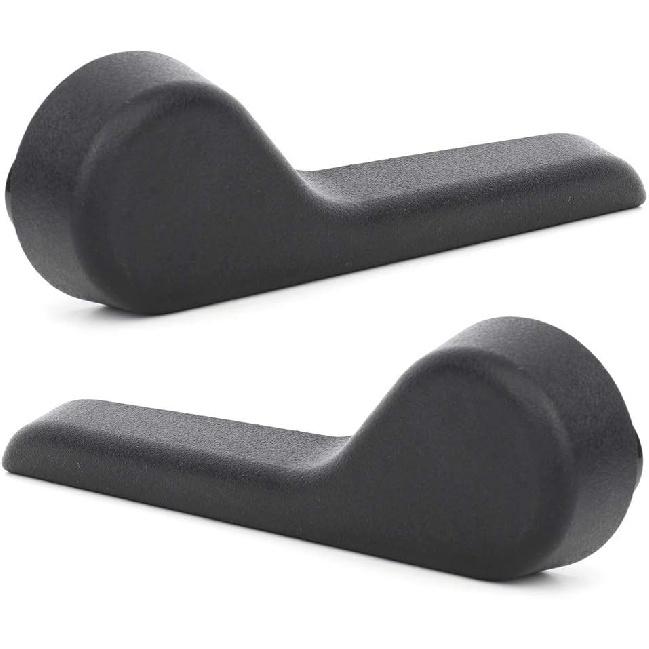 

ECCPP 2Pcs Seat Recliner Handles LH Driver Side & RH Passenger Side Front Ebony for Chevy for GMC Pickup Truck SUV (Black)