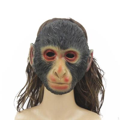 Monkey Animal Realistic Props Face Cover for Birthday Masquerades Role Play