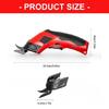 Rechargeable DIY Textile Scissors Electric Cordless Operation High Capacity Battery Craft Tool Fabric Trimming Tool
