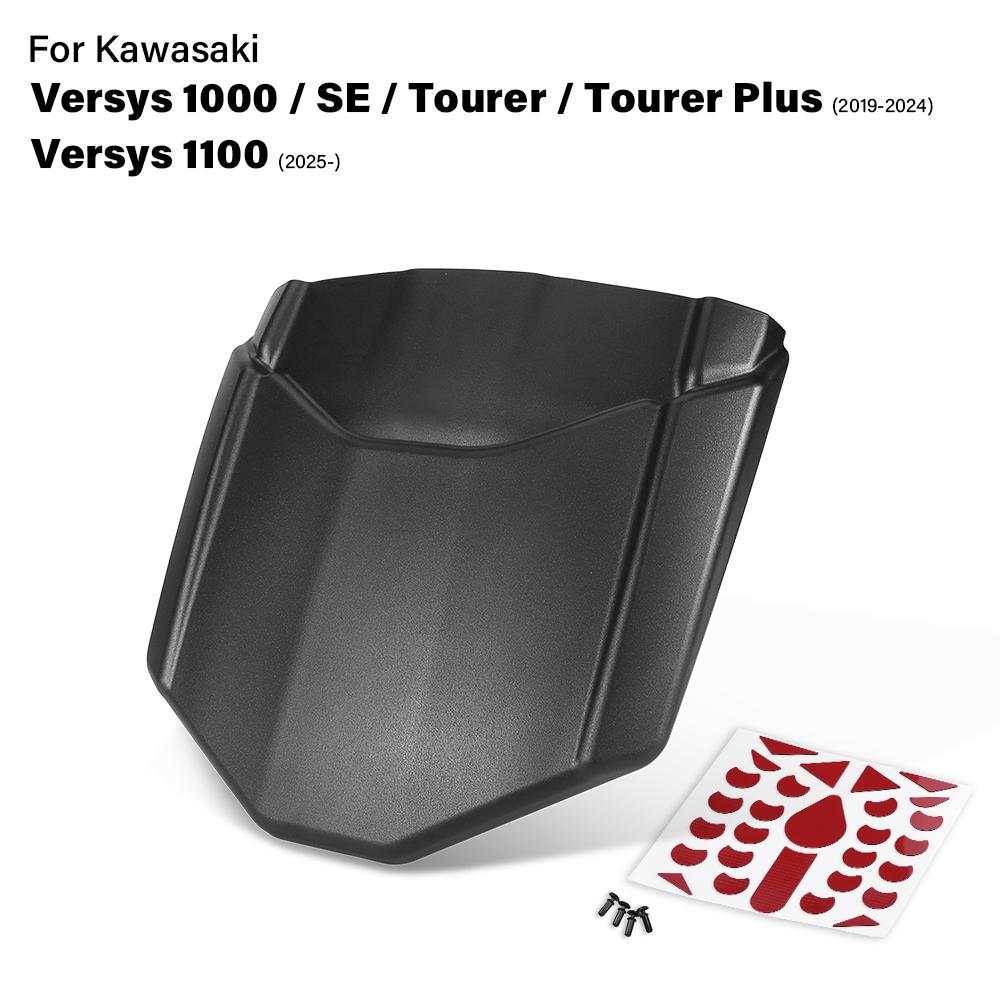 Rear Fender Mudguard Extender For Kawasaki Versys1000 SE Tourer Plus (2019-2024) Versys 1100 2025 Hugger Extension Splash Guard чёрный
