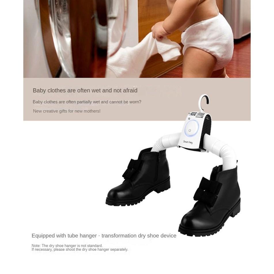 Smart Portable Electric Clothes Dryer Multi-function Quick Drying Machine Clothes/Shoe Drying Hanger 150W