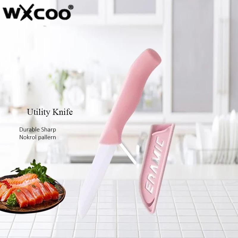 WXCOO Дамасская сталь 8 Шеф-нож Кухонный нож для разделки Восьмиугольная ручка Японский нож для суши Нарезка Мясорубка Кухонный нож 5 inch