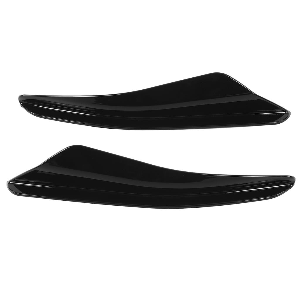 2PCS Front Bumper Aero Kits Canards Wing for Maxton   Replacement for MK8 2021+(Glossy Black )