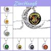 Harry Potter Moonstone Pendant Necklace For Collectors And Enthusiasts Special Characters Included