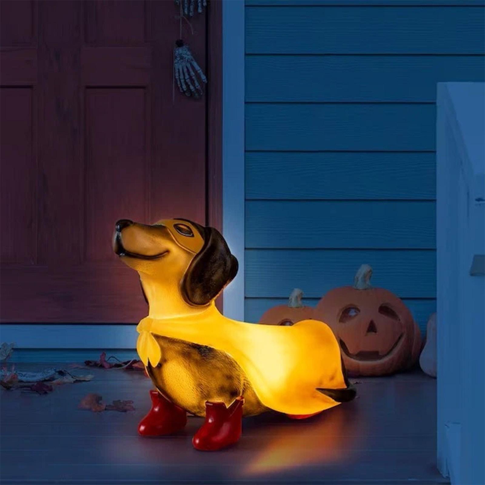 

Хэллоуин Такса Орнамент Многоцелевая Статуэтка Таксы Героя Винтажный Декор Таксы для Гостиной Спальни Офиса China Mainland