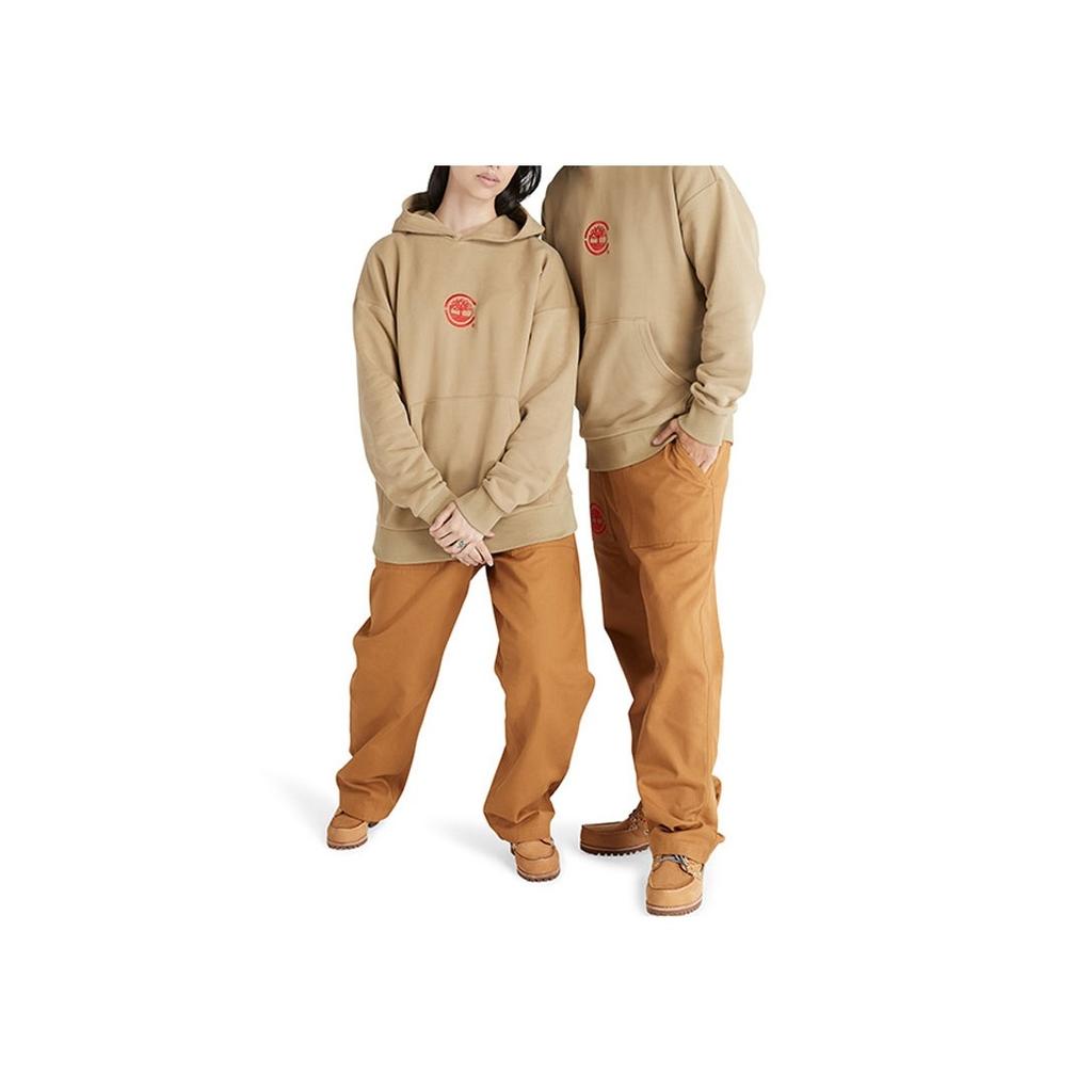 Timberland X CLOT Collaboration Eastern Embroidery Pullover Sweatshirt Unisex sweatshirt Khaki A63KR-918