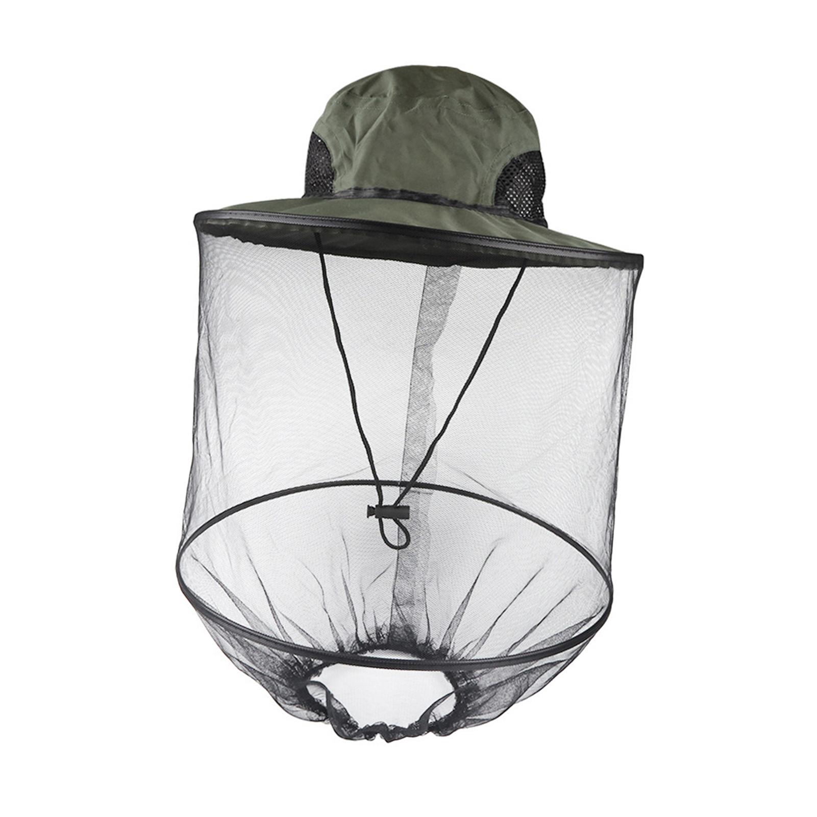 

Mosquito Repellent Hat Beekeeping Cap Mesh Fishing Cap Bug Face Shield Insects Prevent Neck Head Cover Face Guard