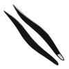 Pair Front Headlight Eyebrow Glossy Black Trim Soft Plastic Decoration Replacement for IS250 IS300 IS350 2006‑2012