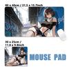 Gaming Mouse PadAntislip Stitched Edges Stylish Urban Anime Girls  Graffiti Street Print Gaming Keyboard Mat for Gamers