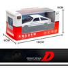 1/32 Toyota  AE86 Toy Car Diecast Miniature Model Pull Back Sound Light Doors Openable Educational Collection Gift Kids A151