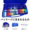 Seika Colorful Metallophone, 25 Notes, Musical Educational Material, Includes 2 Mallets, Orff Instruments (Blue)