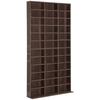 CD and DVD Storage, Storage Shelf, Max. Capacity 1116 CDs/528 DVDs, 36 Compartments and Adjustable Shelves