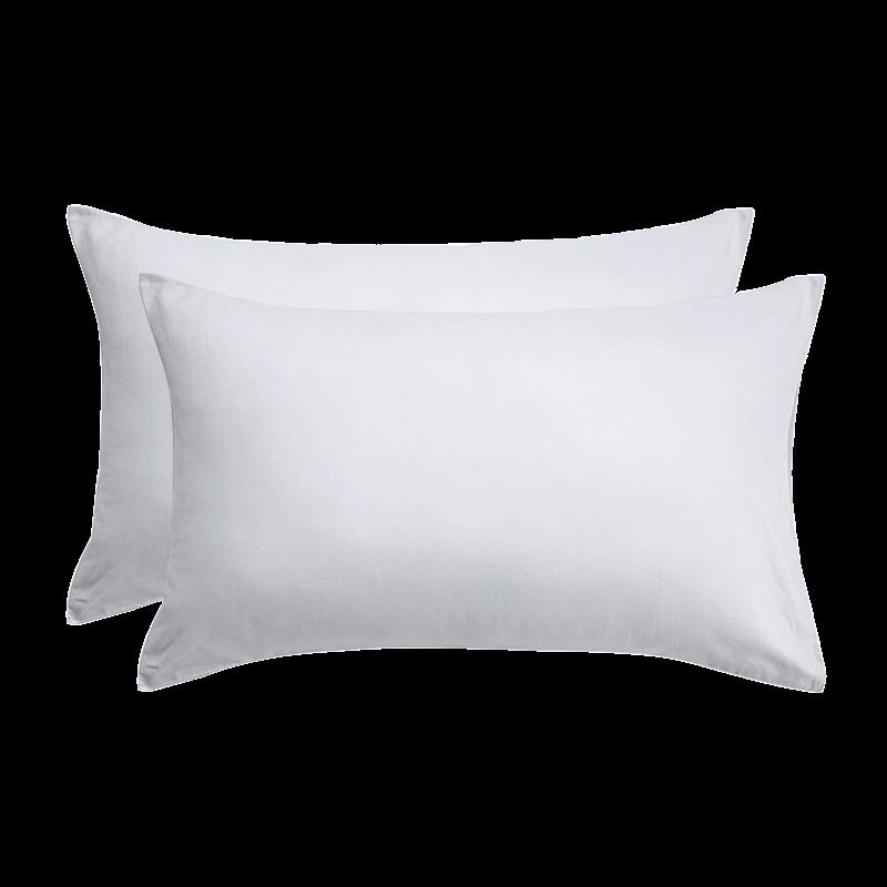 One's Member Pure Cotton Linen-Look Pillowcase Pair